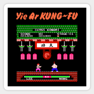 Mod.2 Arcade Yie ar Kung-Fu Video Game Magnet